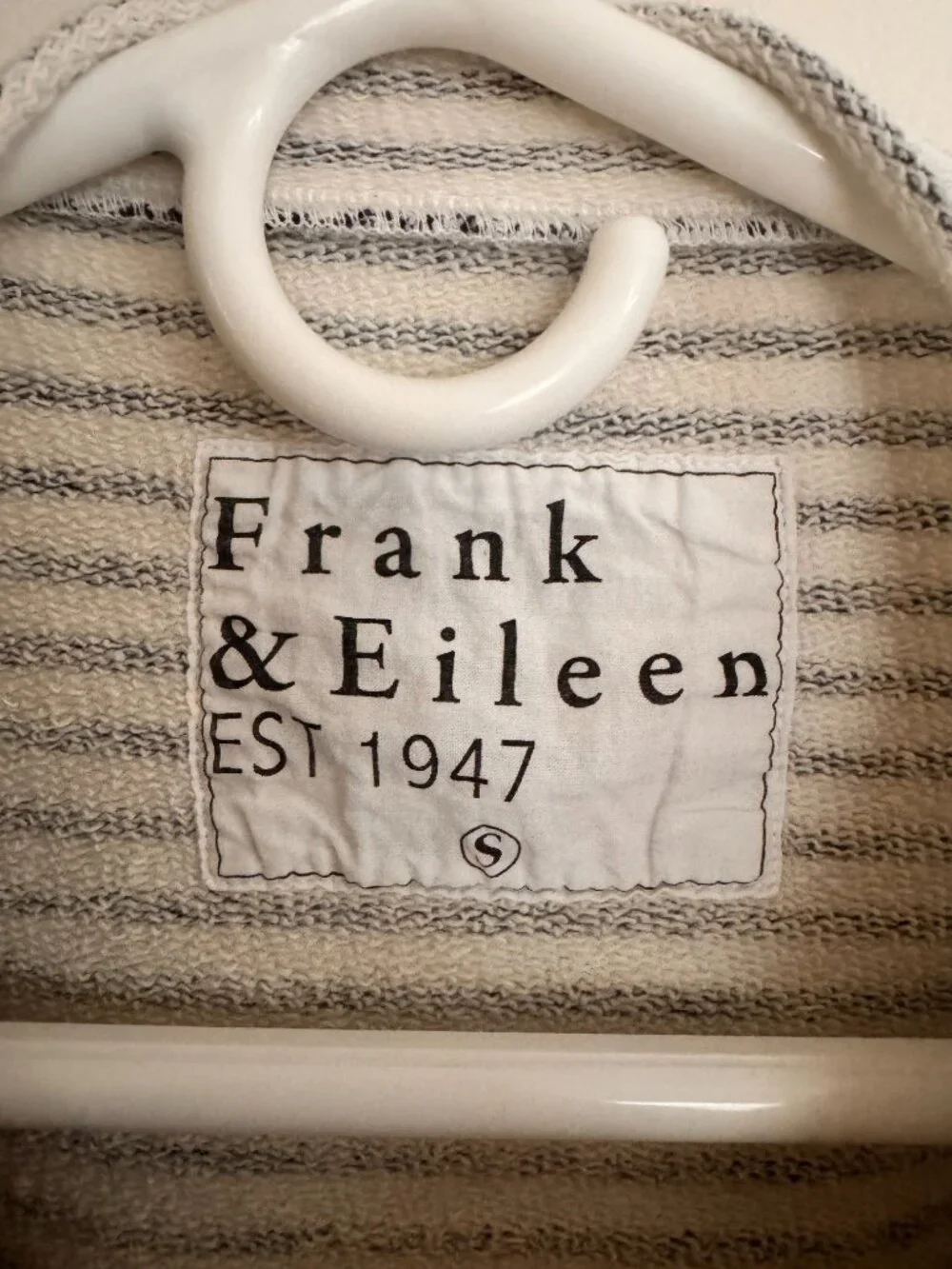 Frank & Eileen ANNA Navy French Stripe, Triple Fleece / S - Picture 6 of 6